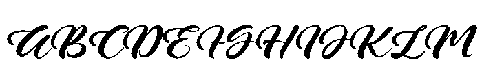 Ladiya Script Font UPPERCASE
