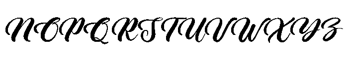 Ladiya Script Font UPPERCASE