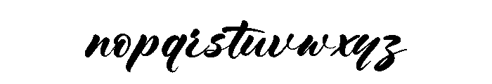 Ladiya Script Font LOWERCASE