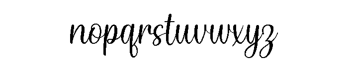 Ladoly Font LOWERCASE