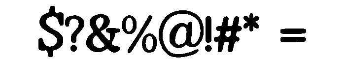 Lady_Slipper Font OTHER CHARS