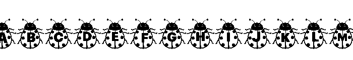 Ladybug  font Font UPPERCASE