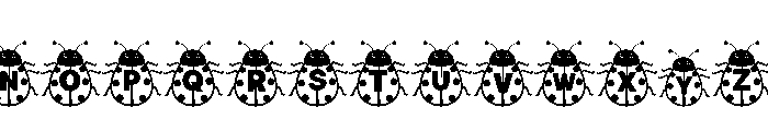 Ladybug  font Font UPPERCASE