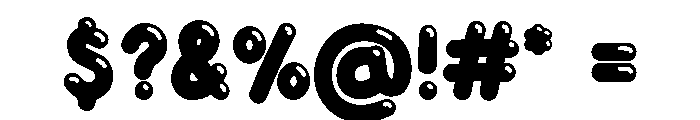Ladyfinger Soda Shine Font OTHER CHARS