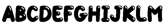 Ladyfinger Soda Shine Font UPPERCASE
