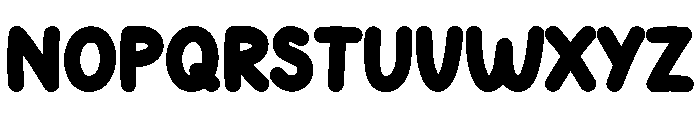 Ladyfinger Soda Solid Font UPPERCASE