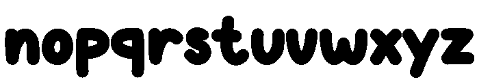 Ladyfinger Soda Solid Font LOWERCASE