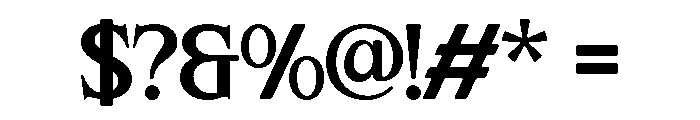 Laghino-Regular Font OTHER CHARS
