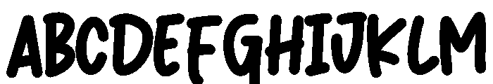 Lahem Font UPPERCASE