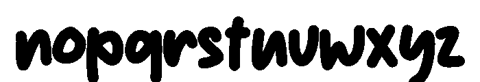 Lahem Font LOWERCASE