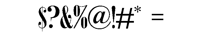 LahgelsioSerif-Regular Font OTHER CHARS