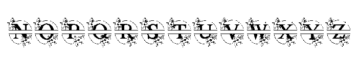 Lalisa Monogram Font UPPERCASE