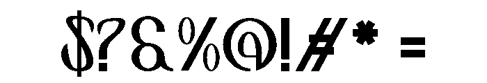 Laliyah Font OTHER CHARS