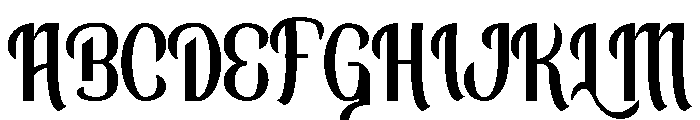 Laliyah Font UPPERCASE