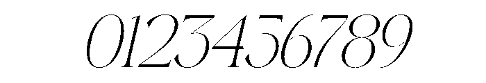 Lamire Modern Oblique Font OTHER CHARS