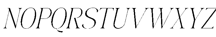 Lamire Modern Oblique Font UPPERCASE