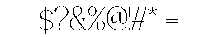 Lamire Modern Regular Font OTHER CHARS