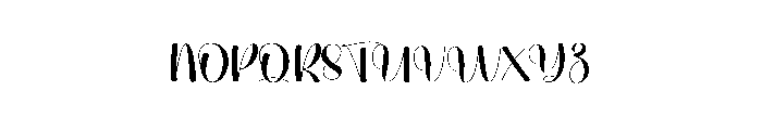 Lampion Font UPPERCASE