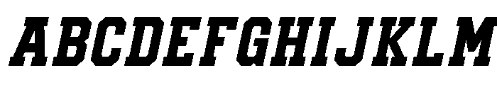 Lancero Italic Font UPPERCASE