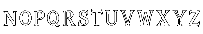 Landon Regular Font UPPERCASE