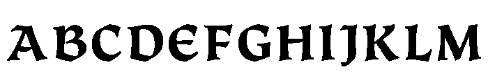 Laney Regular Font UPPERCASE