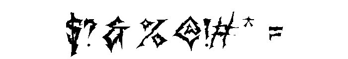 Langschlafer Font OTHER CHARS