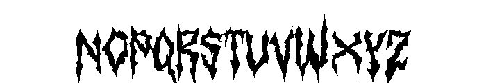 Langschlafer Font UPPERCASE