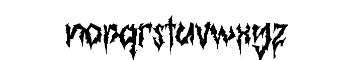 Langschlafer Font LOWERCASE