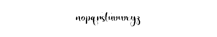 Lantern Home Font LOWERCASE