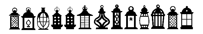 Lantern Set FONT