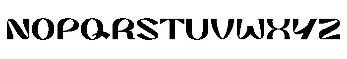 Lanyno Font UPPERCASE