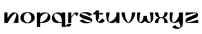 Lanyno Font LOWERCASE