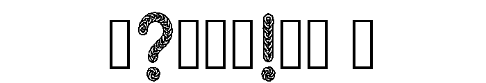 Lapis Regular Font OTHER CHARS