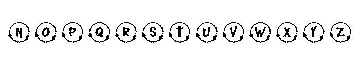 Lapum Halloween Font LOWERCASE