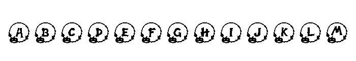 LapumHalloweenRegular Font UPPERCASE