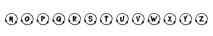 LapumHalloweenRegular Font LOWERCASE