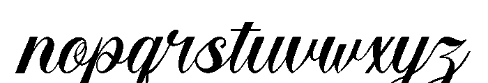 Larfioda Font LOWERCASE