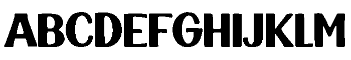 Large Block Font UPPERCASE