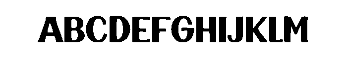 Large Block FONT