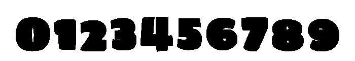 Large Bold Regular Font OTHER CHARS