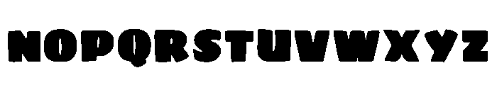 Large Bold Regular Font LOWERCASE