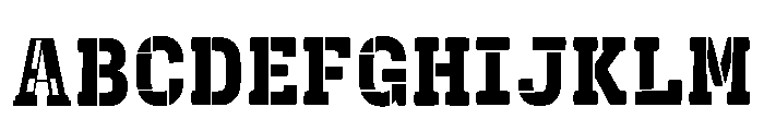 Lark Regular Font UPPERCASE