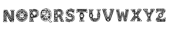 Larks Regular Font LOWERCASE