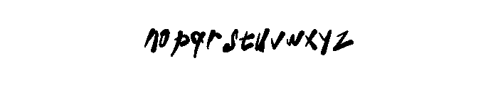 Larnix Font LOWERCASE