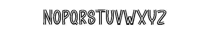 Laser Christmas Font UPPERCASE