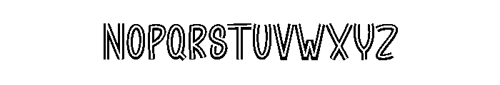 Laser Christmas Font LOWERCASE