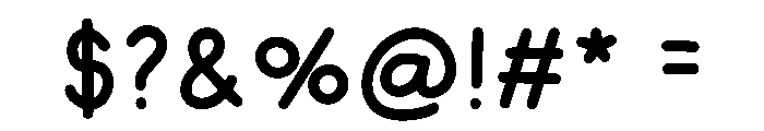 Laser Letter Font OTHER CHARS