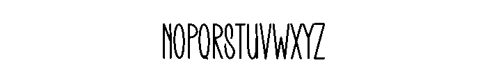 Last Birthday Font UPPERCASE