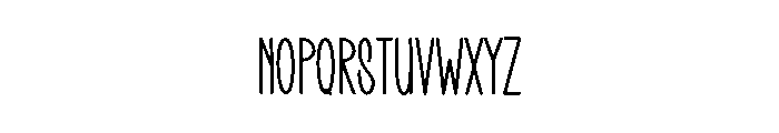 Last Birthday Font LOWERCASE