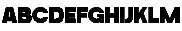 Last Days Regular Font UPPERCASE